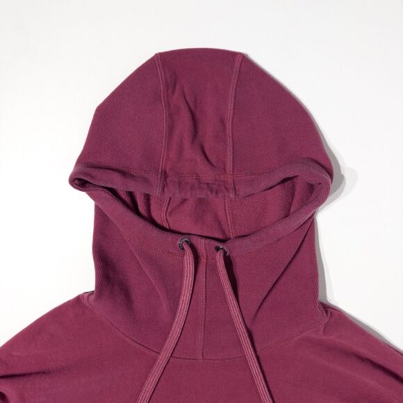 Sweaty Betty Invigorate Luxe Gray Hooded Sweatshirt Mock Neck Small Athleisure - Picture 3 of 7